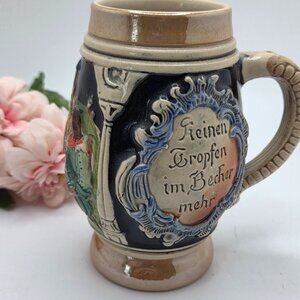 Original Thewalt Lidded Beer Stein Made in Western Germany